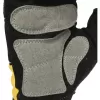 Pracovní černé rukavice s půl prsty DeWALT DPG213L