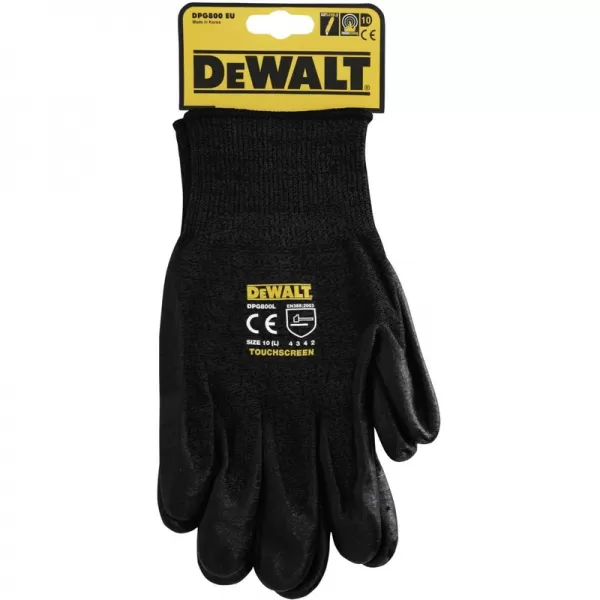 Pracovní protiprořezové rukavice dotykové DeWALT DPG800L