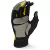 Pracovní černé rukavice na 3 prsty DeWALT DPG214L