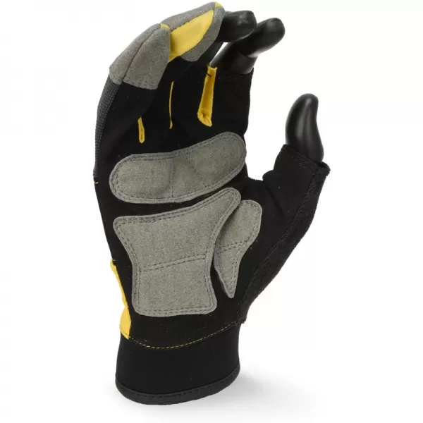 Pracovní černé rukavice na 3 prsty DeWALT DPG214L
