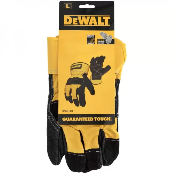 Pracovní rukavice z hovězí štípané kůže DeWALT DPG41M