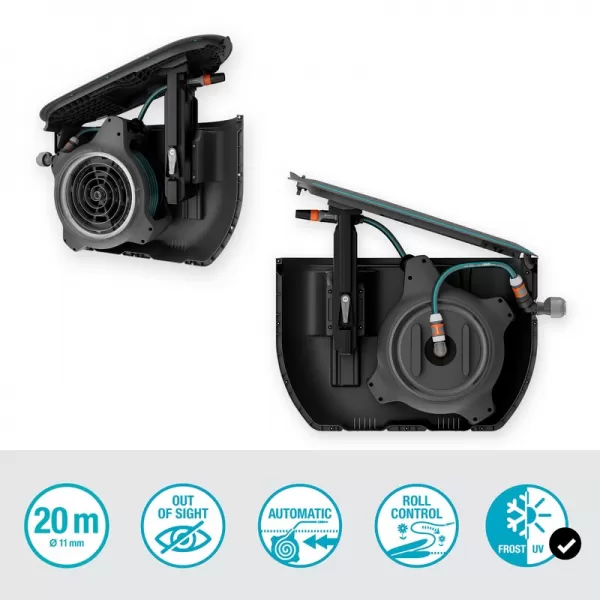 Podzemní box na hadici RollUp M s 20 m hadice Gardena 18650-20