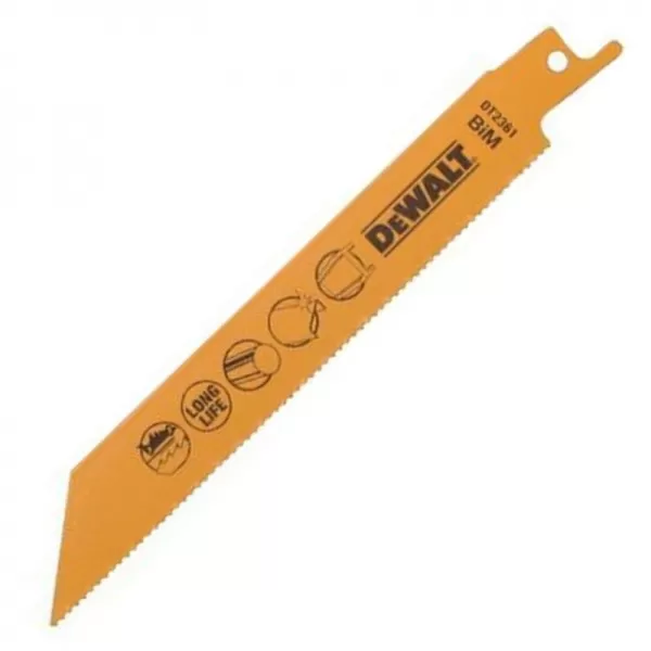Pilový plátek na kov, plech, trubky a profily 3-8mm pro mečové pily 152mm 5ks DeWALT DT2361