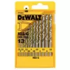 13-ti dílná sada vrtáků do kovu HSS-G DIN 338 DeWALT DT5922
