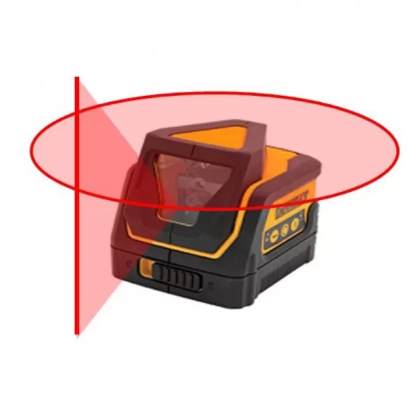 Čárový laser 360° s jedním vertikálním paprskem DeWALT DW0811