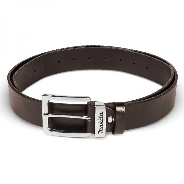 Opasek kožený hnědý L 1330x38mm Makita E-05387