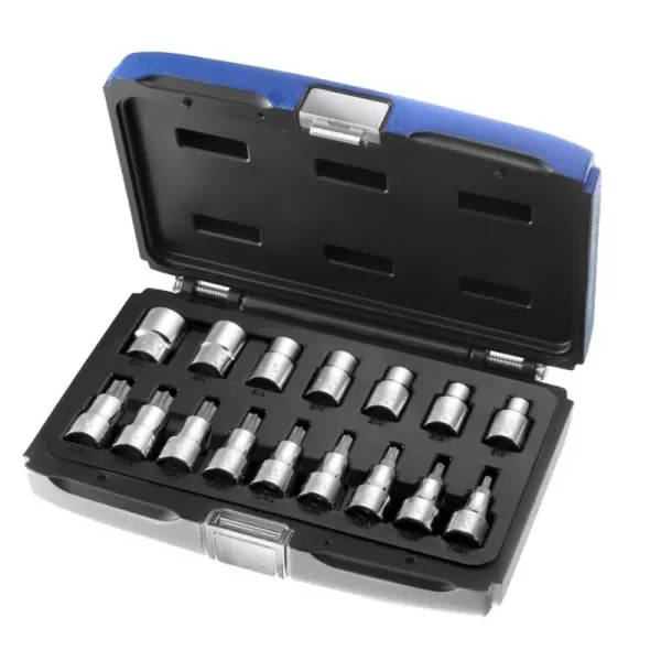 16dílná sada 1/2" hlavic Torx TONA Expert E032907T