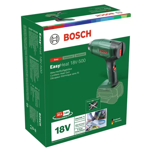 Aku horkovzdušná pistole bez aku 18V EasyHeat 18V-500 Bosch 06032A8000