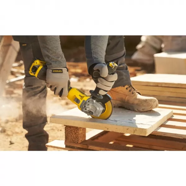 Aku úhlová bruska 125 mm 18V/1x4,0Ah STANLEY FATMAX V20 SFMCG710M1T