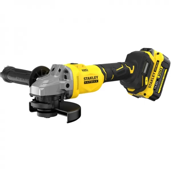 Aku úhlová bruska 125 mm 18V/1x4,0Ah STANLEY FATMAX V20 SFMCG710M1T