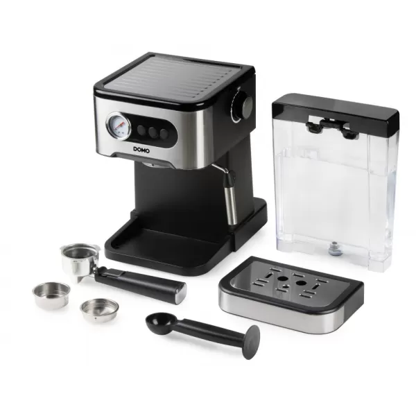 Espresso kávovar pákový - černý - DOMO DO1138K