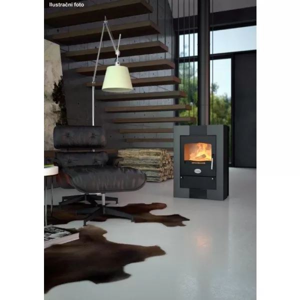 Krbová kamna HS FLAMINGO ESPO I - šedá