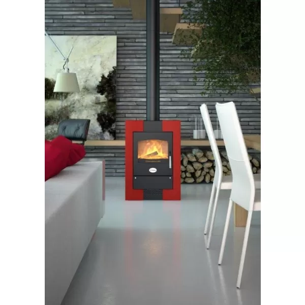 Krbová kamna HS FLAMINGO ESPO I - červená