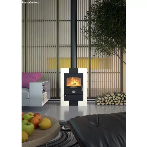 Krbová kamna HS FLAMINGO ESPO I - krémová