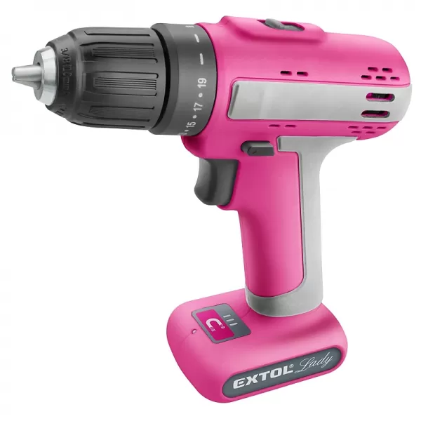 Aku vrtací šroubovák Extol Lady 402402