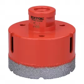Vykružovací diamantová korunka 68mm pro úhlové brusky EXTOL PREMIUM 8801877