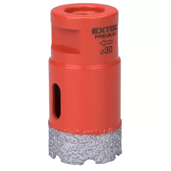 Vykružovací diamantová korunka 30mm pro úhlové brusky EXTOL PREMIUM 8801868