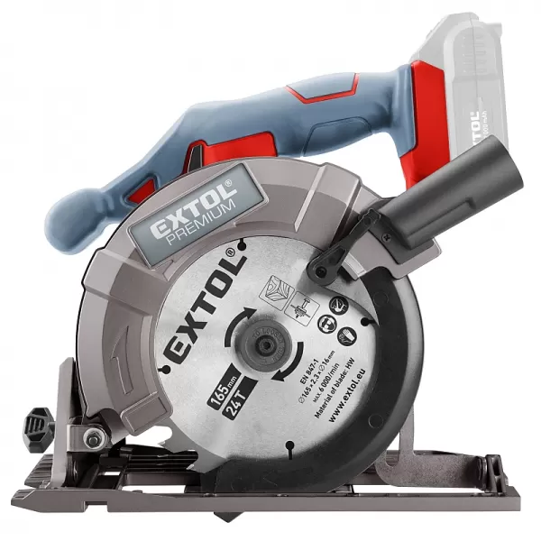 Aku kotoučová pila 165mm 20V bez aku Extol Premium 8891823