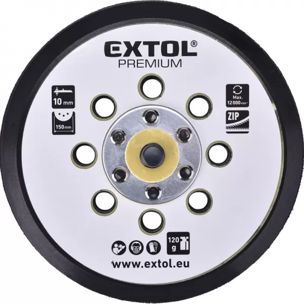 Nosič kotoučů na suchý zip 150mm EXTOL PREMIUM 8865038A