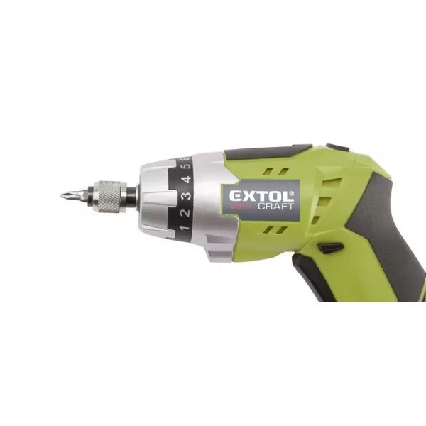 Aku vrtací šroubovák 3,6V Li-ion EXTOL CRAFT 402114