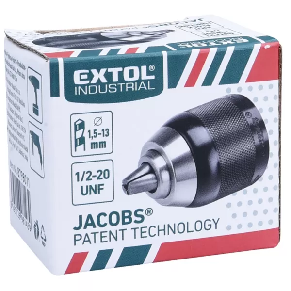 Rychloupínací sklíčidlová hlava 2-13mm EXTOL INDUSTRIAL 8798011