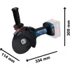 Aku úhlová bruska 18V bez aku Bosch EXPERT EXWS18V-180P