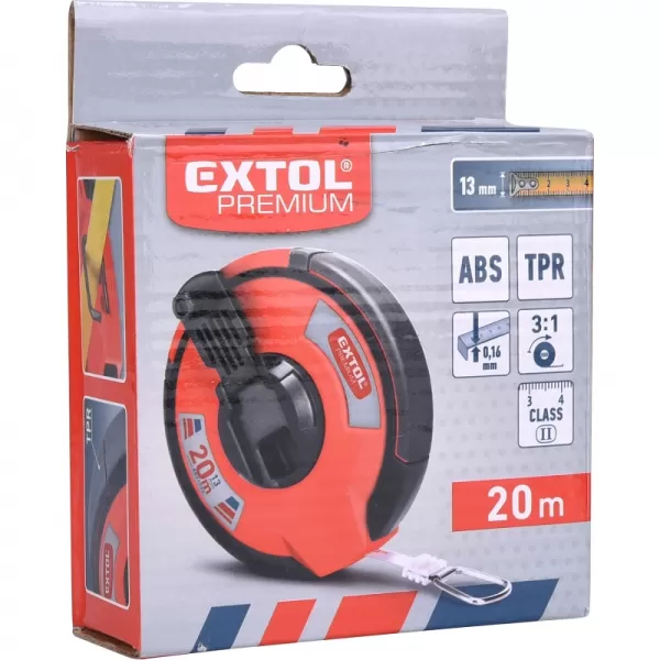 Pásmo ocelové 20m EXTOL PREMIUM 8821092