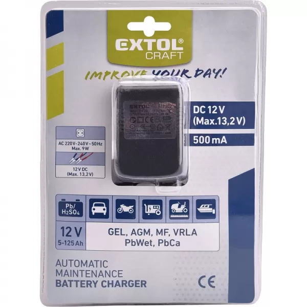 Autonabíječka udržovací 12V 500mA EXTOL CRAFT 417302
