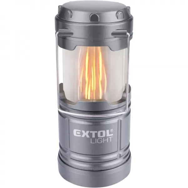 Teleskopická lucerna LED 75ml/25lm plamen EXTOL LIGHT 43158