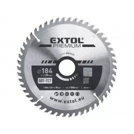 Kotouč pilový s SK plátky 184x3,0x30mm, 50T EXTOL PREMIUM 8803222