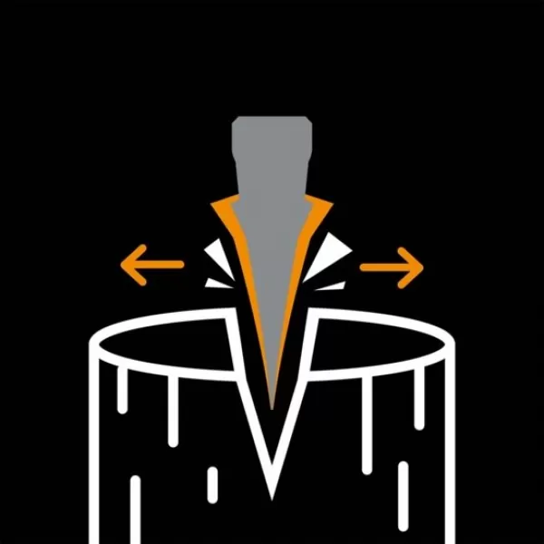 Set štípací sekera X24 + sapina Fiskars 1075460