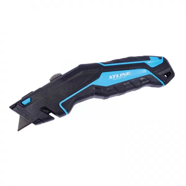 Nůž výsuvný bezpečnostní + náhradní břity SK4, 19 mm Xtline XT19130