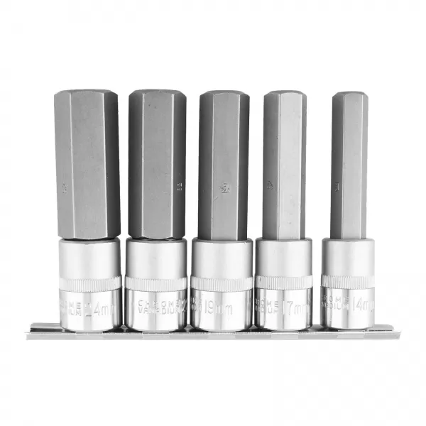 Sada nástavců IMBUS 1/2" 5 dílů 14-24 mm, 100 mm RICHMANN PC6921