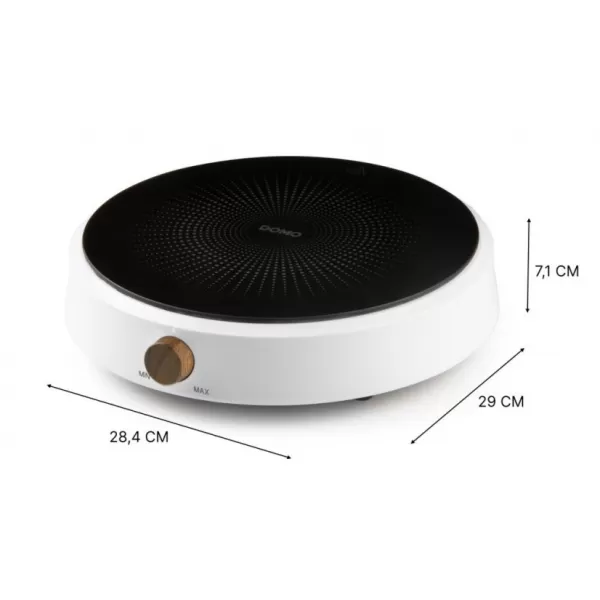 Indukční jednoplotýnkový vařič kulatý DOMO DO30112IP