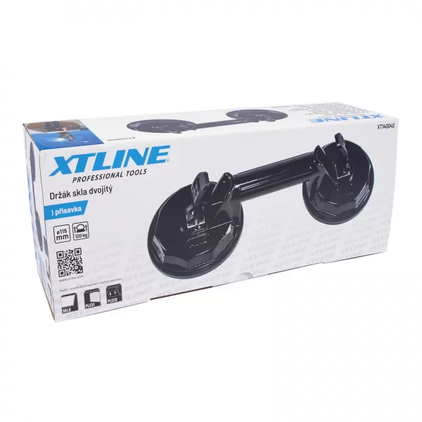 Držák skla dvojitý do 120 kg XTline XT140040