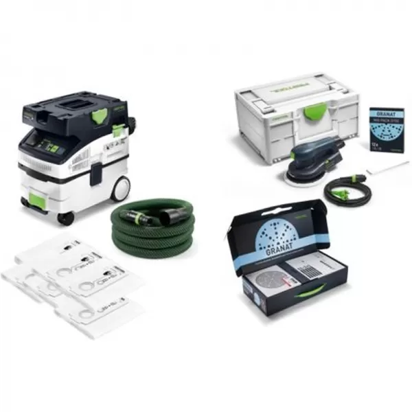 Kombinovaná sada pro bezprašnou práci CTM MIDI/ETS EC/GR/FIS Festool 578866