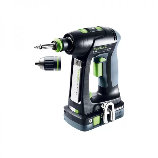 Aku vrtací šroubovák 18V 2x4,0Ah FESTOOL C 18 HPC 4,0 I Plus 576435