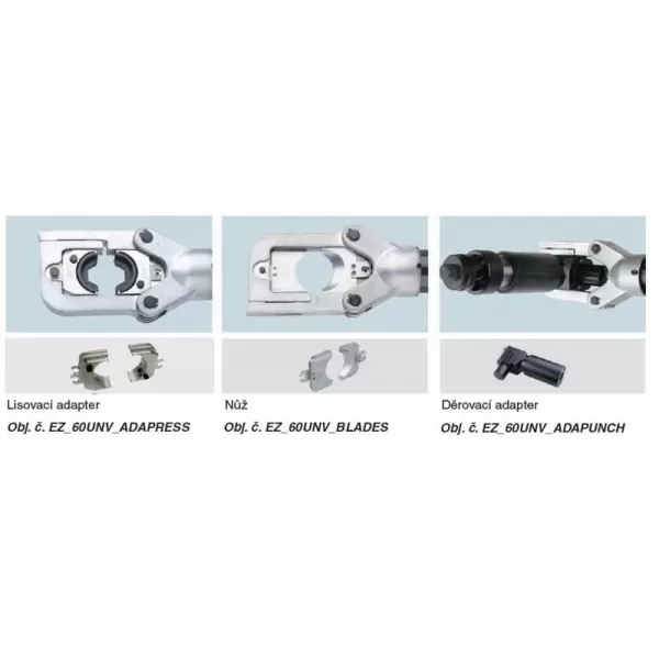 Multifunkční nástroj pro lisování, stříhání a děrování ZUPPER FHT-60UNV