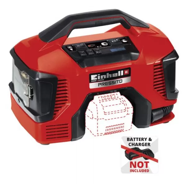 Aku hybridní kompresor 18V/bez aku PRESSITO Einhell 4020460