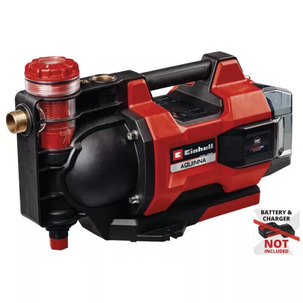 Aku automatické zahradní čerpadlo 36V/bez aku AQUINNA 36/38 F LED AUTOMATIC Einhell 4180420