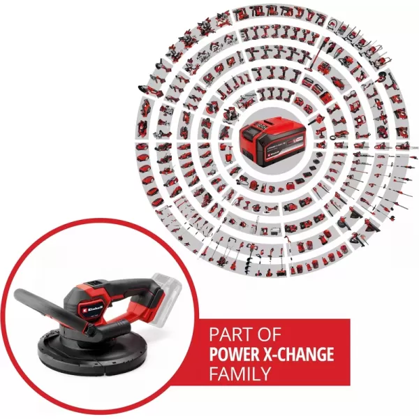 Aku bruska na sádrokarton 18V/bez aku TP-DWS 18/225 Li BL Solo Einhell 4259995