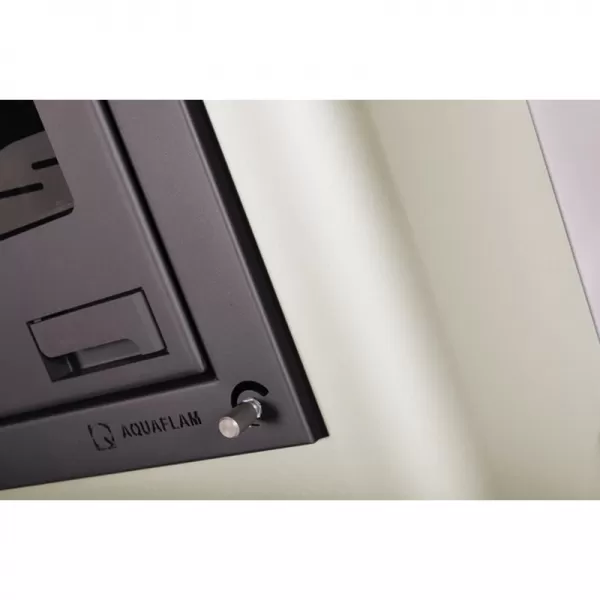 Krbová kamna AQUAFLAM 17 s výměníkem - krémová, manuální regulace Flamingo HSF29-029