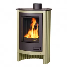 Krbová kamna MASTERFLAMME Piccolo I, olivová Flamingo HSF41-011
