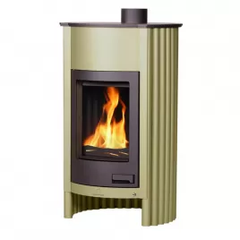 Krbová kamna MASTERFLAMME Grande I, olivová Flamingo HSF41-007