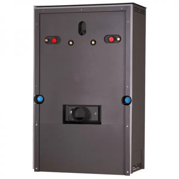 Krbová kamna AQUAFLAM 17 s výměníkem - hnědá - sametová, automatická regulace Flamingo HSF29-040