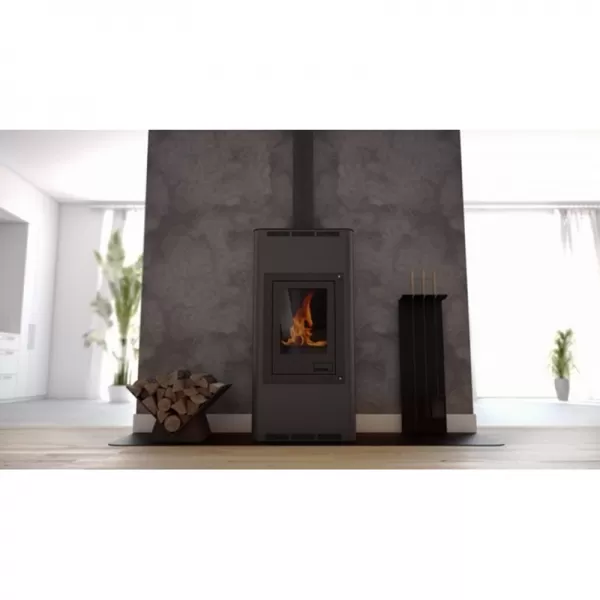 Krbová kamna AQUAFLAM 7 s výměníkem - černá, manuální regulace Flamingo HSF29-005