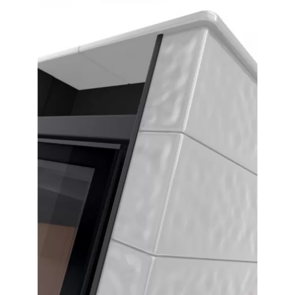 Kachlová kamna AQUAFLAM VARIO PERU 11/5kW, kachle bílá, elektronická regulace Flamingo HSF34-120