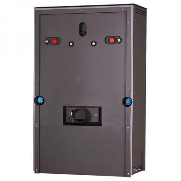 Krbová kamna AQUAFLAM 12 s výměníkem - šedá, základní regulace Flamingo HSF29-015