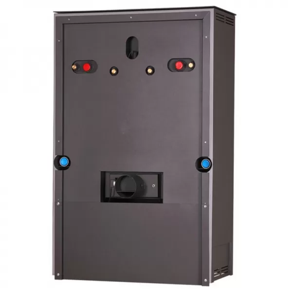 Krbová kamna AQUAFLAM 7 s výměníkem - hnědá - sametová, základní regulace Flamingo HSF29-048