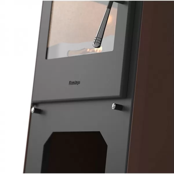 Krbová kamna FLAMINGO ESPO III hnědá - sametová Flamingo HSF02-080